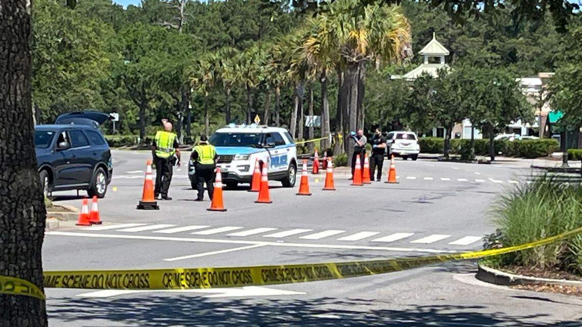 Myrtle Beach Police were investigating a shooting in the Market Common area of Myrtle Beach, SC, that happened between officers and four suspects in a stolen vehicle. The suspects led police on a high-speed chase Thursday, May 22, 2025.