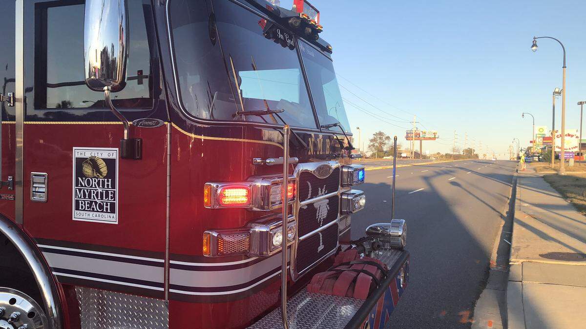 North Myrtle Beach Fire Rescue truck