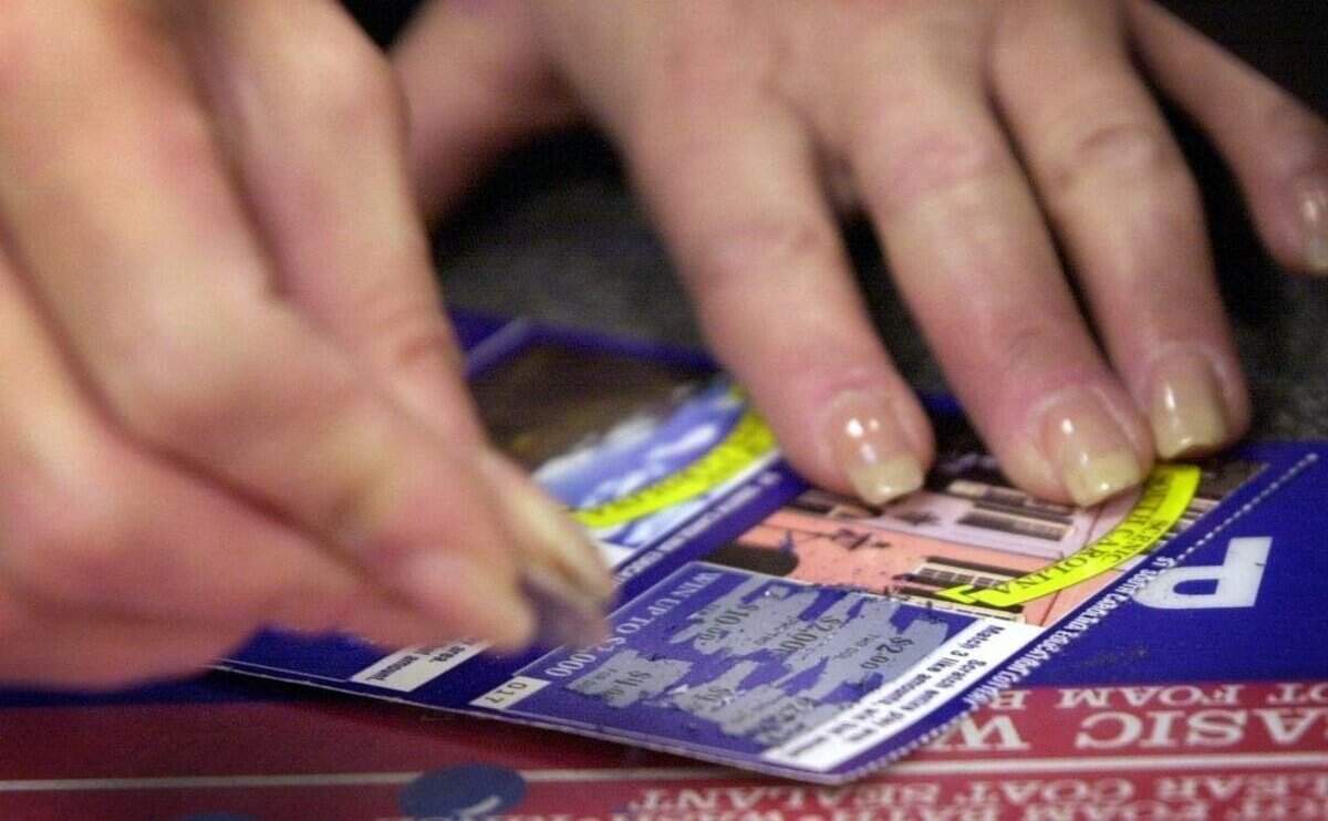 A South Carolina Education Lottery scratch-off ticket.
