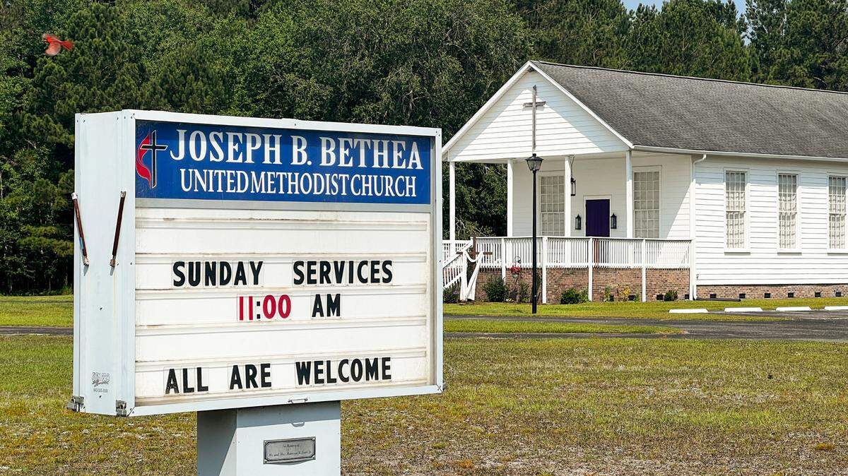 Joseph B. Bethea United Methodist Church, Horry County, S.C. The Carolina Forest congregation continues to be affiliated with the UMC church after over 100 SC churches left the denomination in June 2023. June 7, 2023.