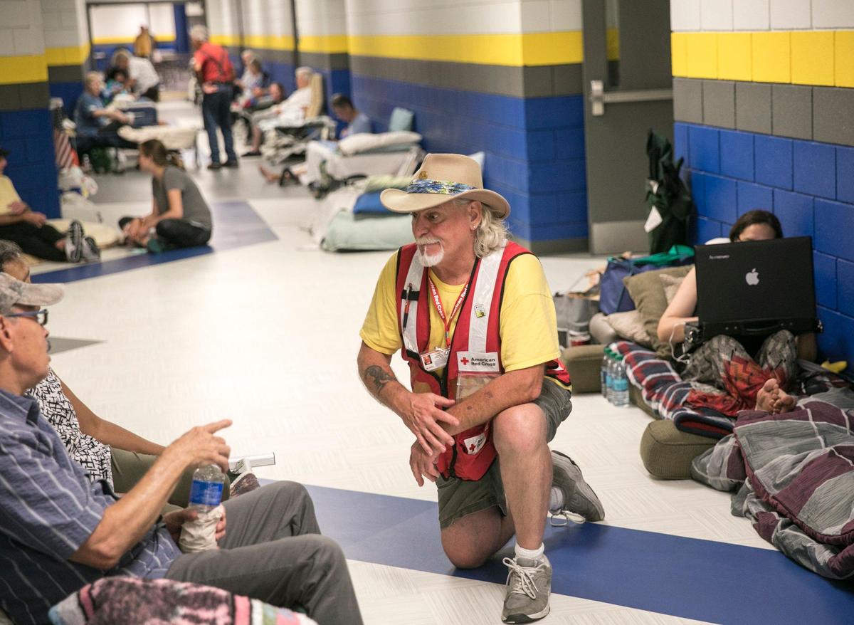 North Myrtle Beach High School was used as a Hurricane Florence shelter in 2018. 