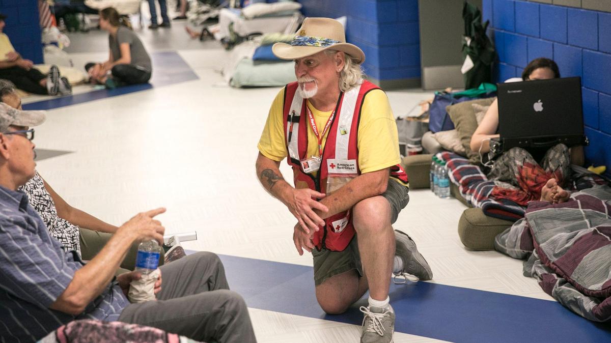 North Myrtle Beach High School was used as a Hurricane Florence shelter in 2018. 