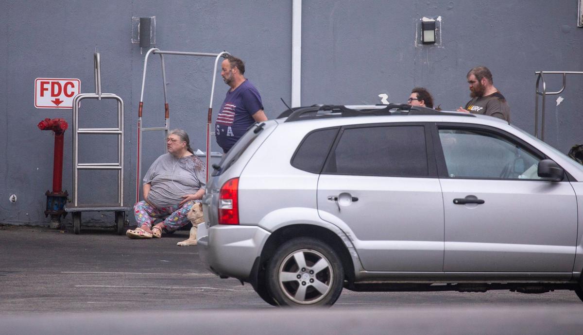 The roof of the Summer Wind Inn and Suites at 19th Avenue South in Myrtle Beach sustained damage to it’s roof during storms on Thursday forcing an evacuation of the hotel. April 11, 2024.