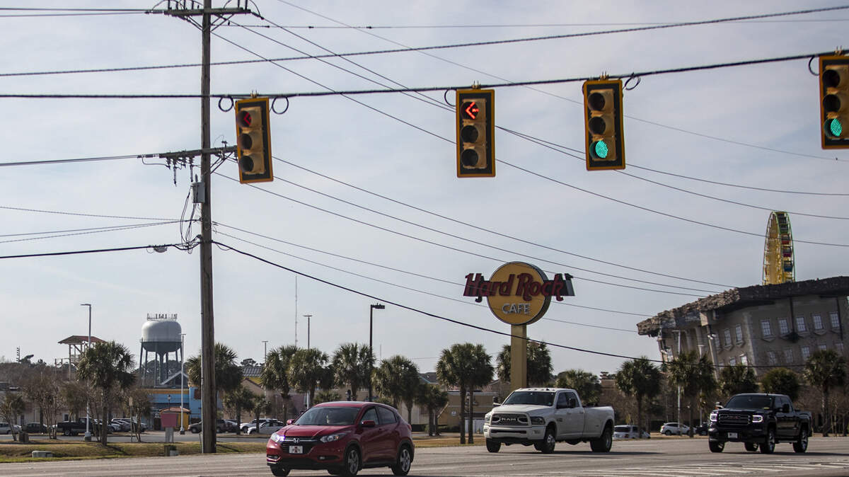 Intersection at U.S. Hwy. 17 and 29th Avenue North in Myrtle Beach.