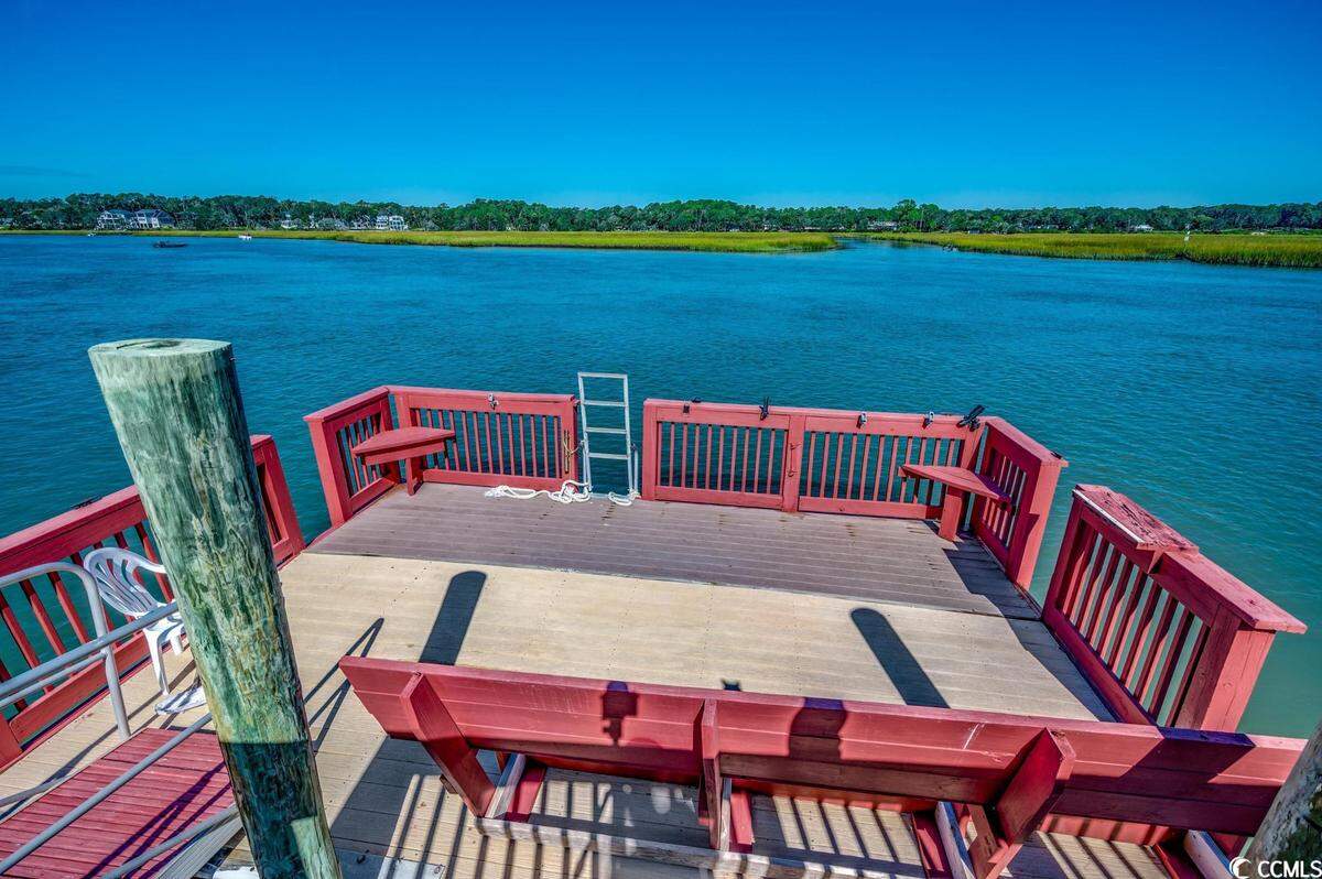 A waterfront home in North Myrtle Beach’s Cherry Grove is listed for $2.6 million. The house has 5 bedrooms and water access. Provided photo. Oct. 23, 2023.