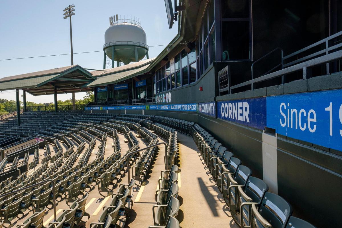 The Myrtle Beach Pelicans begin the 2021 season on May 4 and play their home opener on May 11 against the Augusta GreenJackets, Low-A affiliate of the Atlanta Braves. Myrtle Beach will limit attendance due to the coronavirus to 50 percent capacity, or 3,300 spectators, in May at Pelicans Ballpark, and will reassess for June and thereafter.. April 22, 2021.