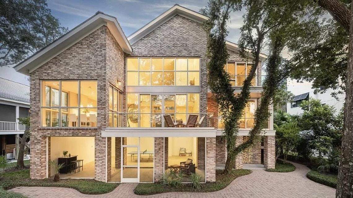 A modern-style home near Pawleys Island is listed for $2.5 million. Take a look.