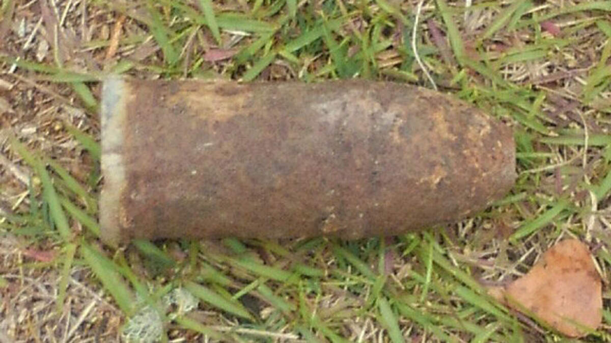 The ordnance found in North Myrtle Beach on Tuesday. -