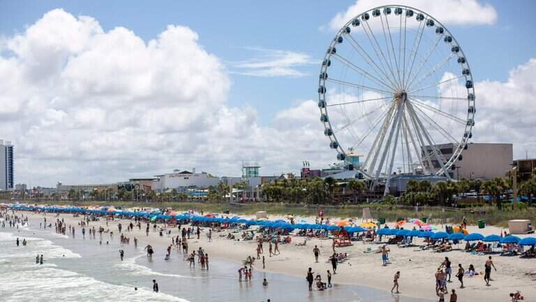 What temperatures can you expect in Myrtle Beach area for Labor Day weekend?