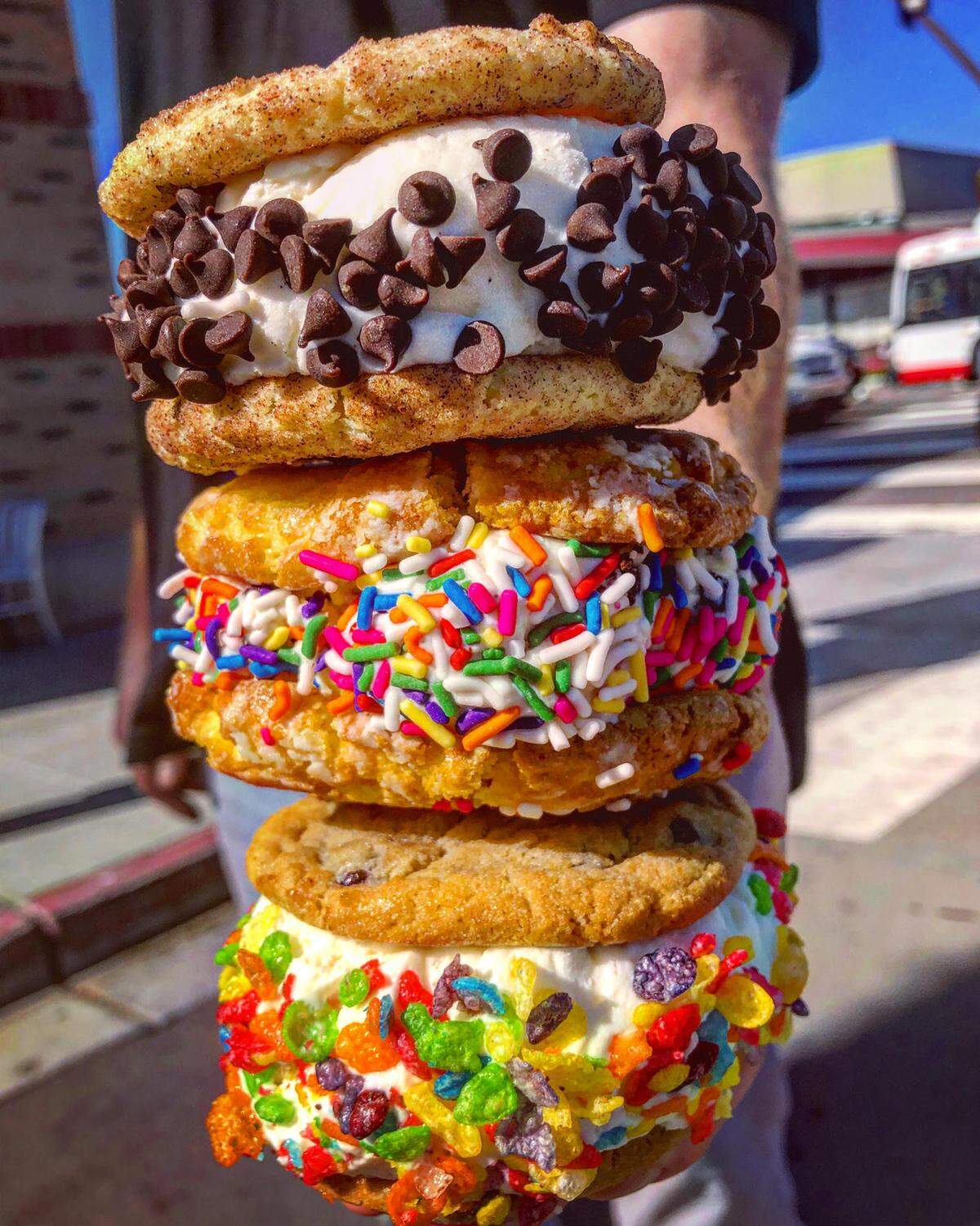 The ice cream cookie creations of Baked Bear, opening at Broadway at the Beach.