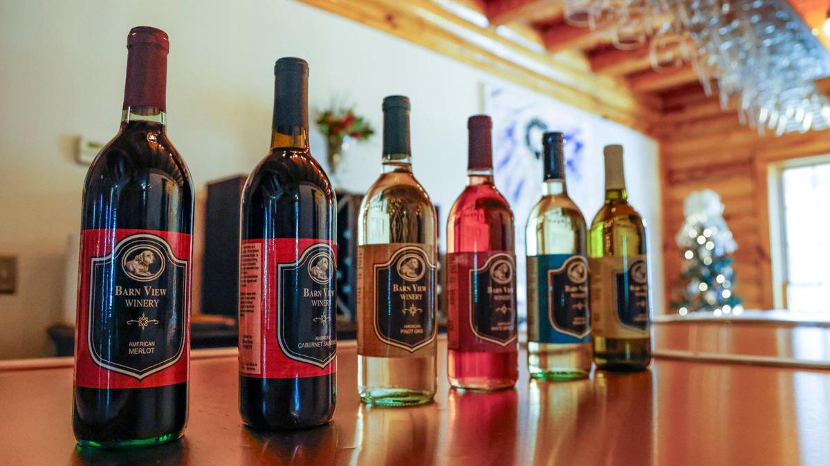 Barn View Winery, a former bed and breakfast turned winery, serves their own private labels from an upscale log cabin outside Loris, S.C. The location features fire pits, a driving range, and live music and is open Thursday through Saturday from 11 a.m. to 6 p.m. Nov. 18, 2024.