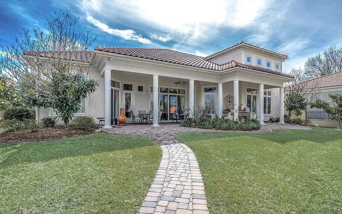 A property in Myrtle Beach is listed for sale on Zillow at $1 million-plus. The four bedroom, Mediterranean-style house is located in the Grand Dunes community.