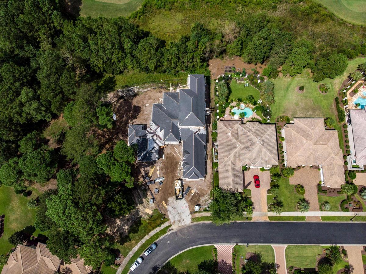 Brandon and Erin Coakley are being sued after beginning construction on a home in Grande Dunes due to their choice of roofing materials which does not match the other homes in their specific neighborhood. September 14, 2020.