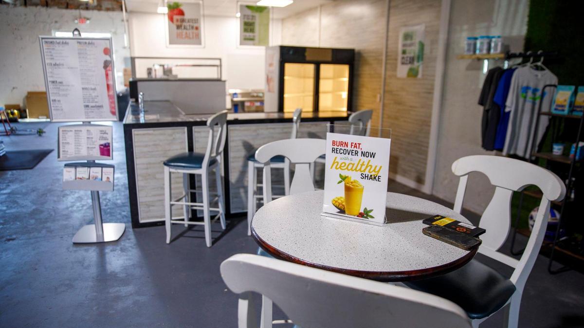 A new smoothie cafe’ is opening inside ESA Fitness in Myrtle Beach’s renovated Arts & Innovation District. Oct. 25, 2024.