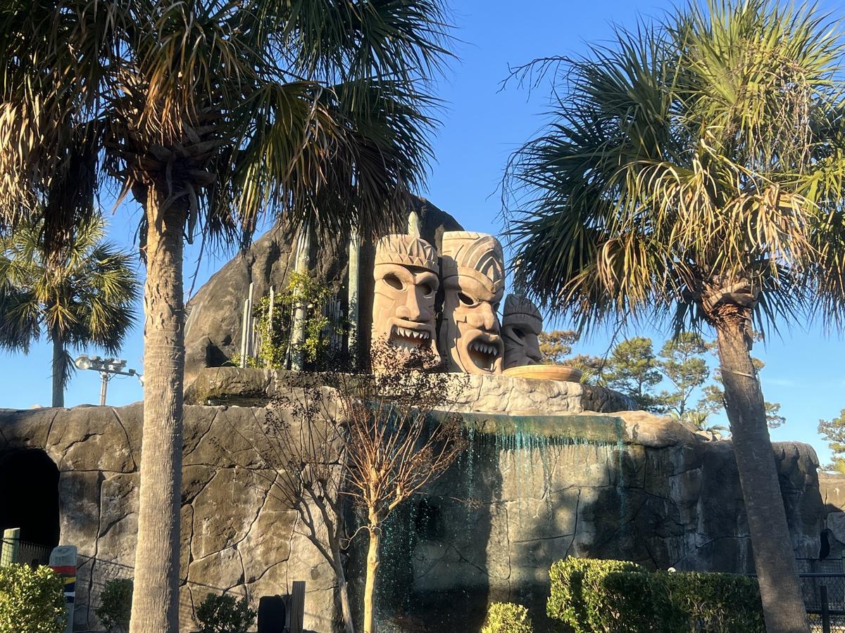 Tribal Island mini-golf in Little River, S.C. Dozens of popular mini-golf courses provide a variety of opportunities for play. December 1, 2022.