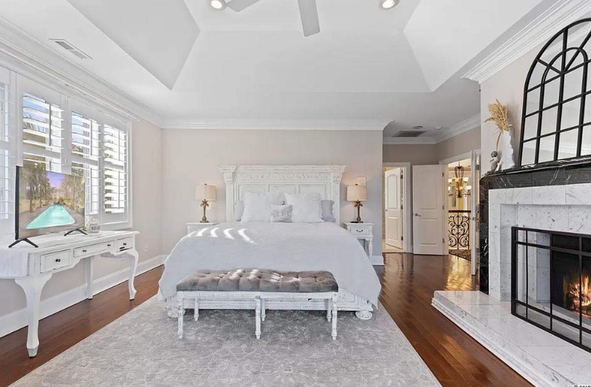 A home in Myrtle Beach’s Golden Mile is listed for sale on Zillow. The $4.2 million property is oceanfront and sits behind two gates.