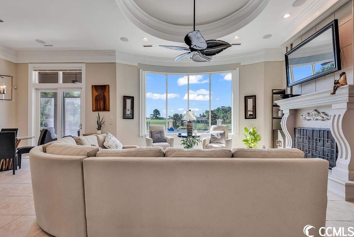 A home overlooking the Myrtle Beach’s Grande Dunes Members Club golf course is listed for $1.5 million. It has four bedrooms and a pool. Provided photo. Sept. 17, 2023.