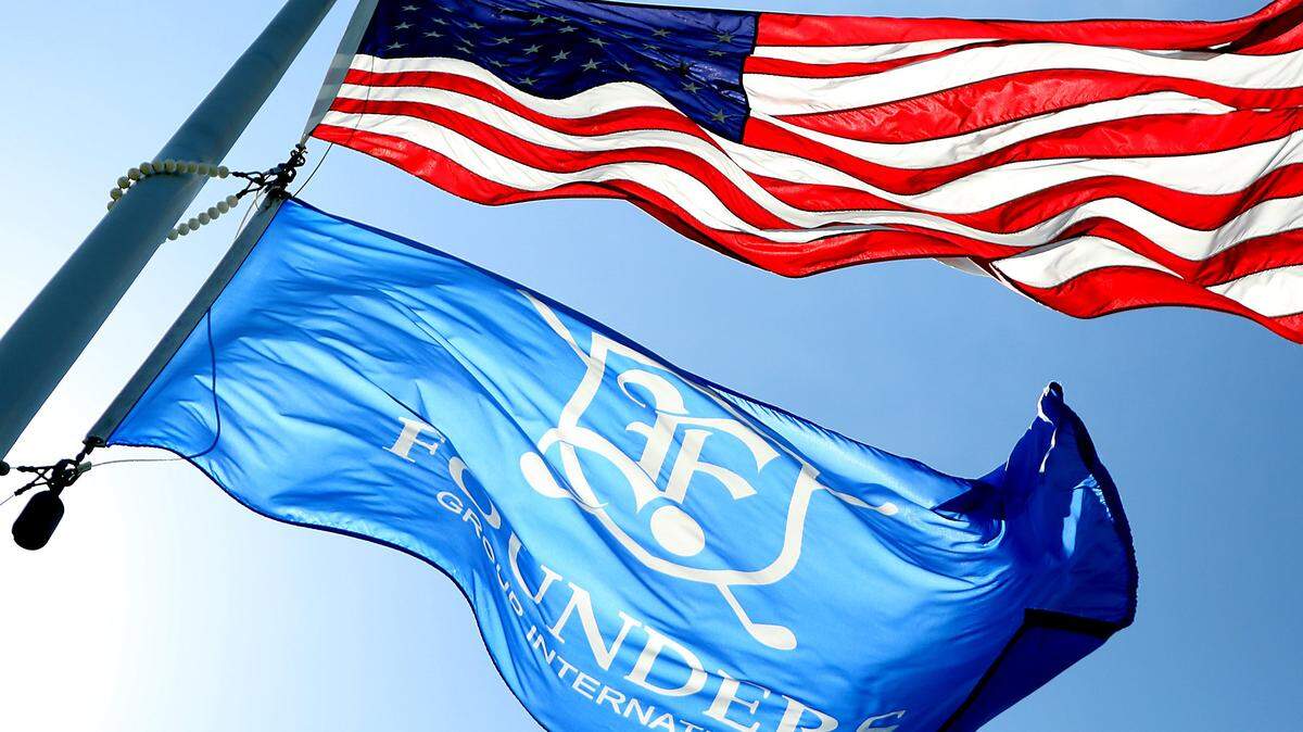 The Founders Group International flag flies at Pine Lakes Country Club in Myrtle Beach.