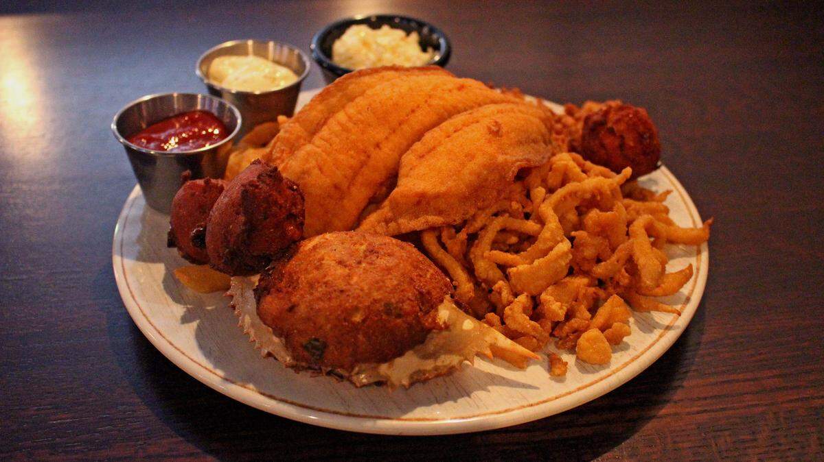 Low Country Fish House Seafood Platter