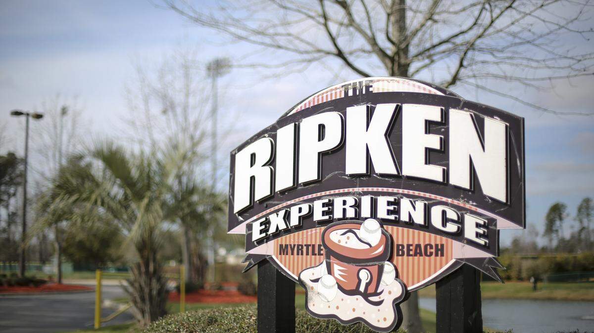 Signage at the Ripken Experience in Myrtle Beach, SC.