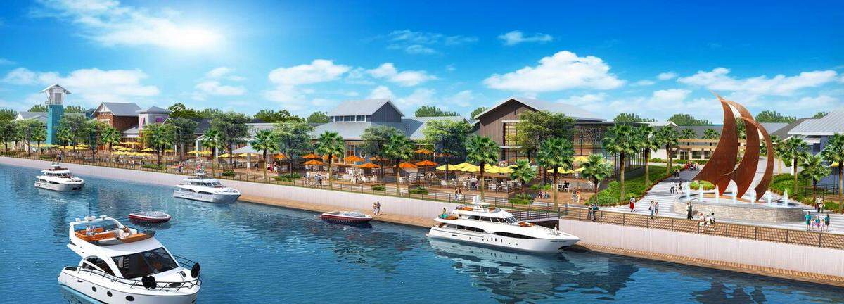 Barefoot Landing,, artist rendition