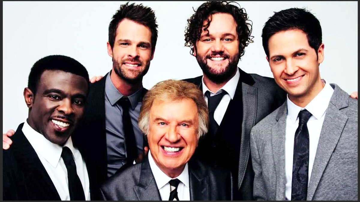 The Gaither Vocal Band, founded and led by Bill Gaither (center) since the 1990s, will perform at 6 p.m. Sunday at the Calvin Gilmore Theater, 8901 N. Kings Highway (U.S. 17 Business), at junction of U.S. 17, on northern tip of Myrtle Beach. Buy tickets at 843-913-4000, 800-843-6779 or www.thecarolinaopry.com. More details at gaither.com/artists/gaither-vocal-band-0.