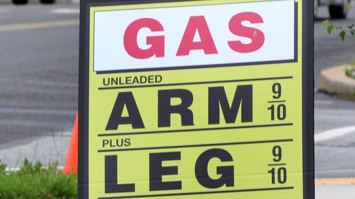 A sign in front of Lucky's Auto, Shippensburg, Pa., in 2012.