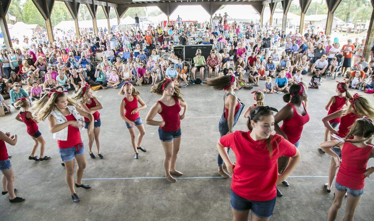Dancers from the Sally Woody School of Dance perform at the Aynor Harvest Hoe-Down in this file photo.