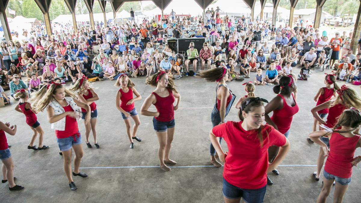 Dancers from the Sally Woody School of Dance perform at the Aynor Harvest Hoe-Down. File photo.