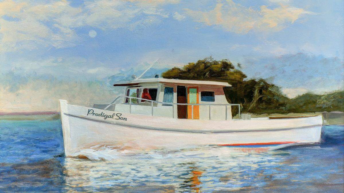 This photo shows the Prodigal Son in a painting by Jef Sturm, the 2017 Georgetown Wooden Boat Show Artist, whose artwork of the boat also will promote the festival through sales of souvenir posters and T-shirts. The show is 11 a.m.-6 p.m. Saturday, Oct. 21, and 11 a.m.-4 p.m. Sunday, Oct. 22, on Front Street in Georgetown, with free admission. Details at 843-520-0111 or woodenboatshow.com.