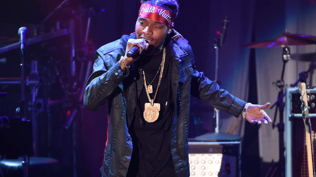 Fetty Wap performs at the 2016 Clive Davis Pre-Grammy Gala in Beverly Hills, Calif., in this file photo.