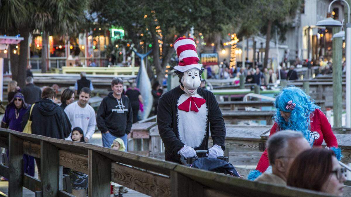 File photo of the Annual Halloween trick or treat and costume contest along the Murrells Inlet Marsh Walk. This year’s Grand Strand Witches Walk will take place on Saturday Oct. 8, 2022 along the Marsh Walk.