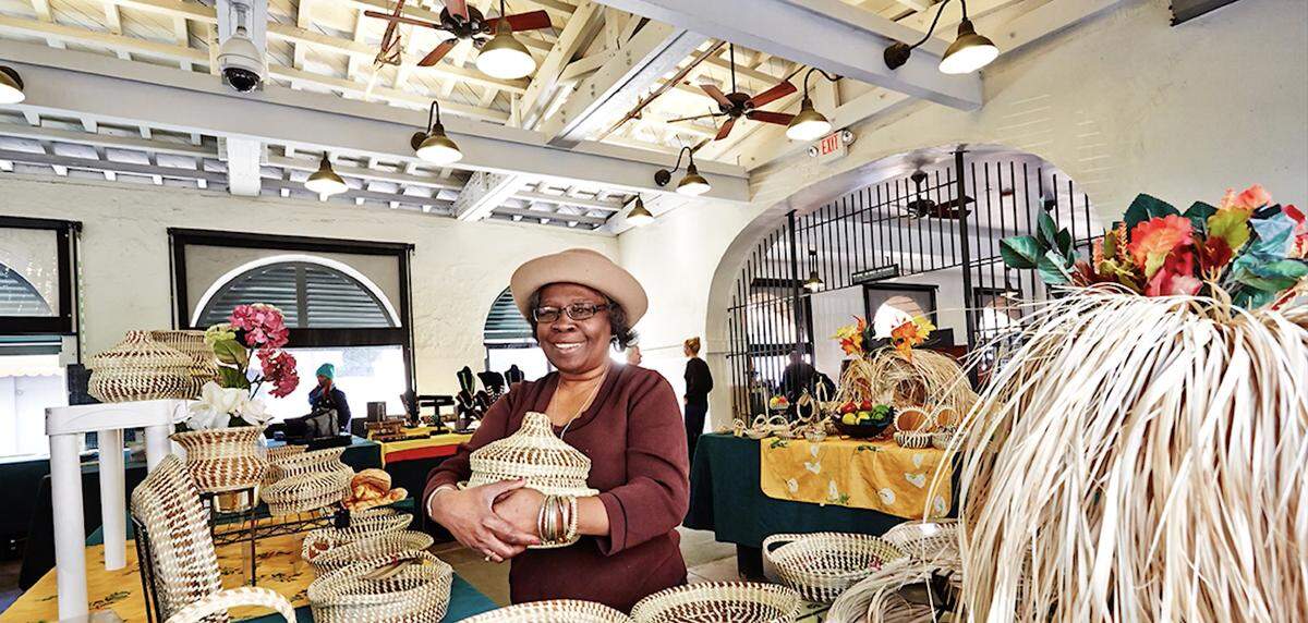 Hand-woven baskets