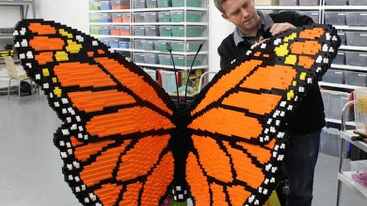 Full-time Lego artist Sean Kenney.
