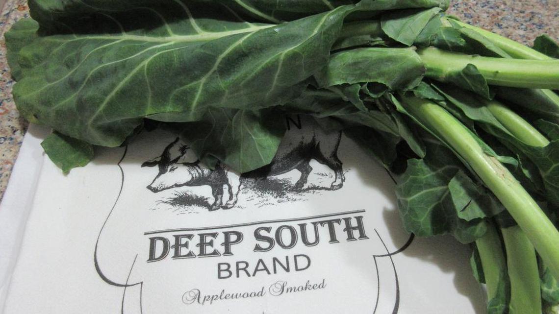 Collard greens, one bunch