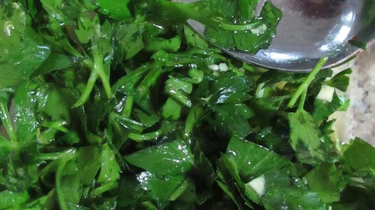 Gremolata-style dressing