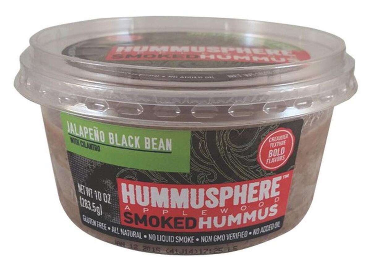 Jalapeno black bean hummus by Hummusphere.