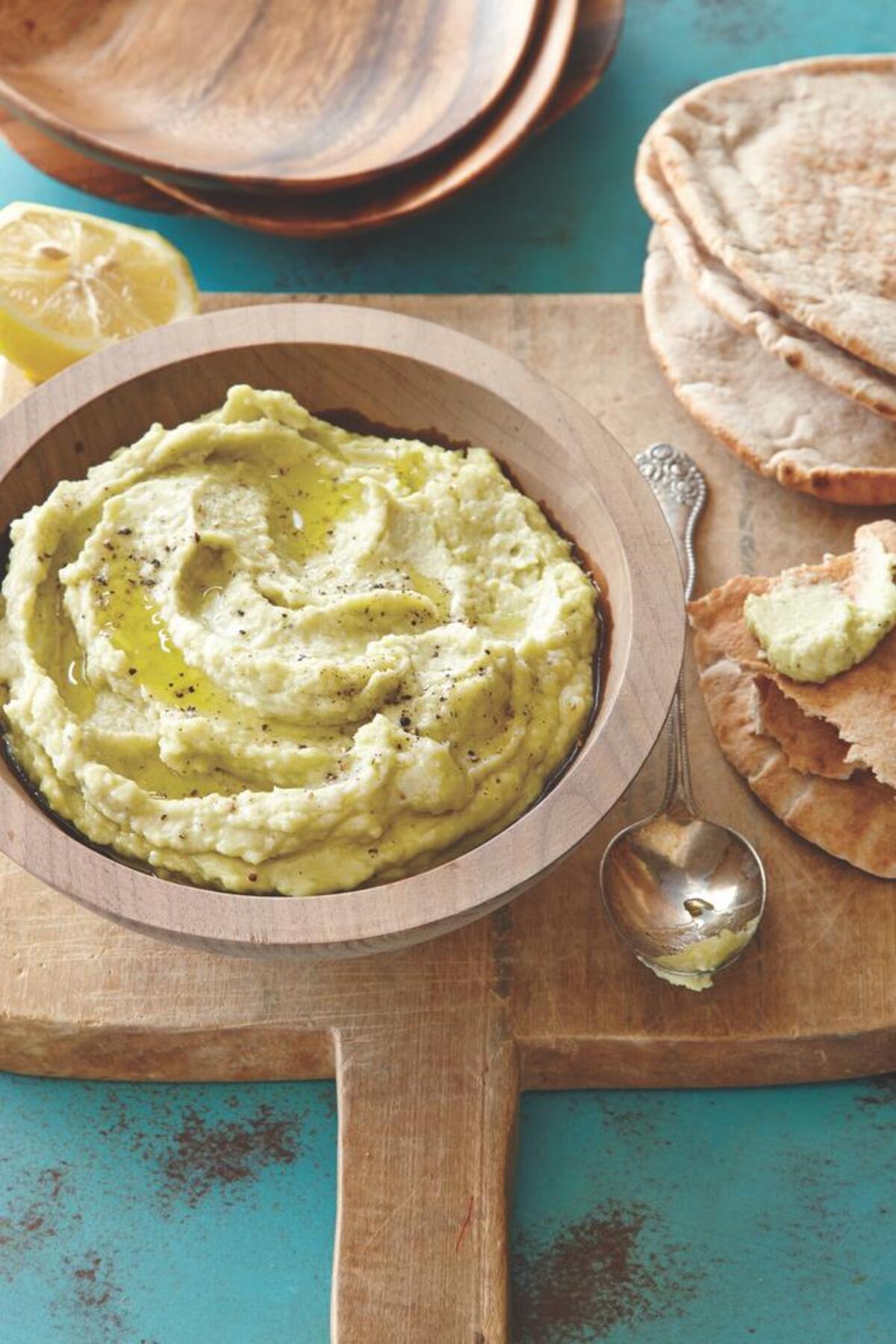 Lima bean hummus, a recipe from “Southern Made Fresh” by Tasia Malakasis.