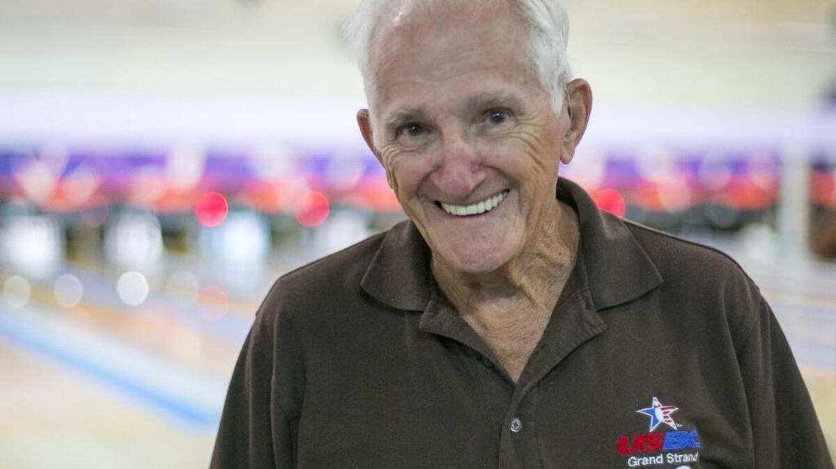 
Ted Ackley practices bowling at Waccamaw Bowling Center with his all over-80 team. Ackley, 87, is the league statistics coordinator at Waccamaw Bowling Center, plays in multiple leagues, and stays active with community volunteerism.
