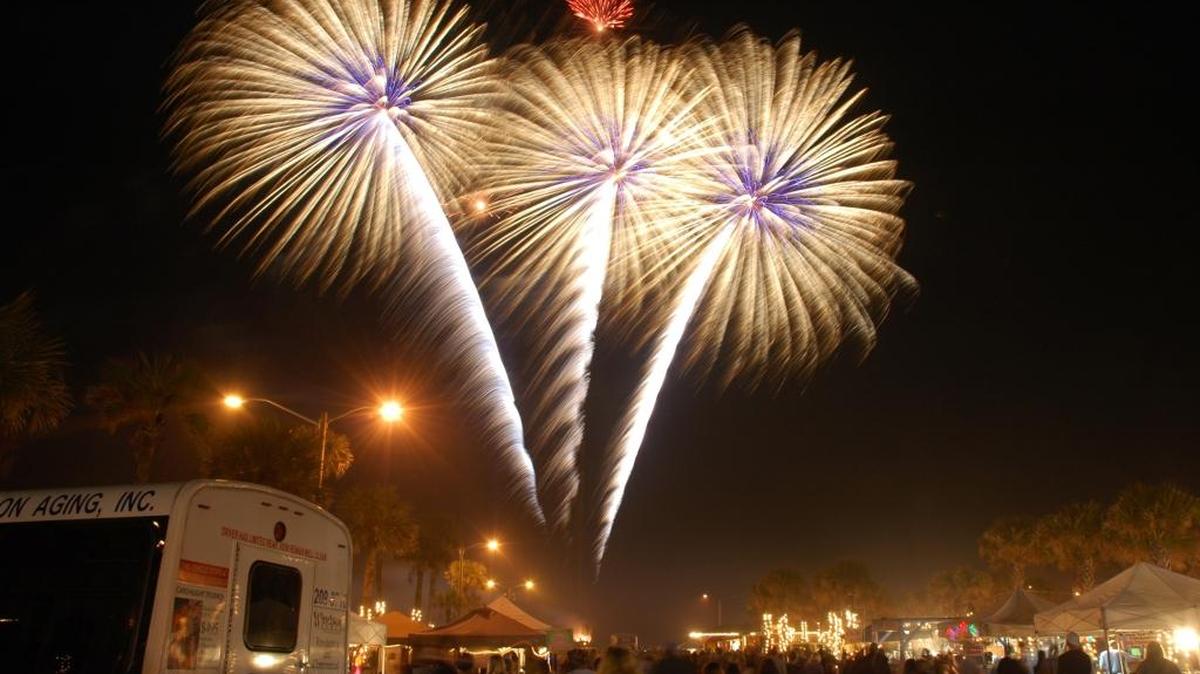 St. Augustine Convention and Visitors Bureau Fireworks and New Year’s Eve Beach Blast off
