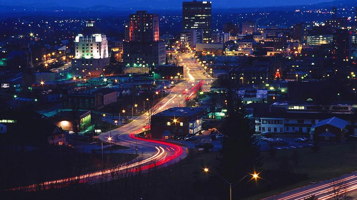 Asheville, N.C., skyline