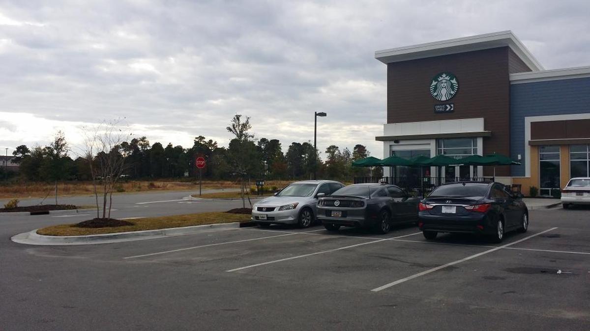 Future location of Panera Bread, next to Starbucks on U.S. 501.