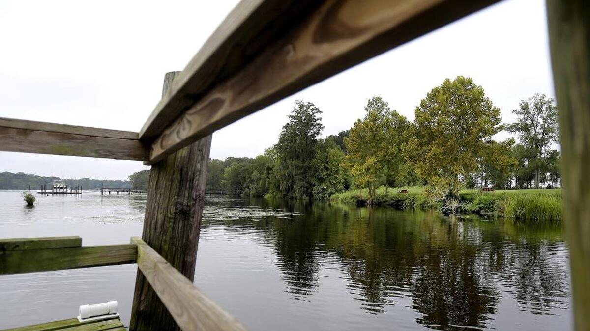 Between a private dock and Bucksport Marina is the site of the proposed marine industrial park in the Bucksport community of Horry County on Aug. 27. Economic developers would like to see a yacht manufacturer at the stie. Grand Strand business leaders hope construction will begin within a year on area once permitting is issued from the U.S. Army Corps of Engineers.