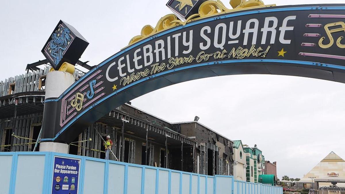 Celebrity Square in Broadway at the Beach, a signature Burroughs and Chapin development.