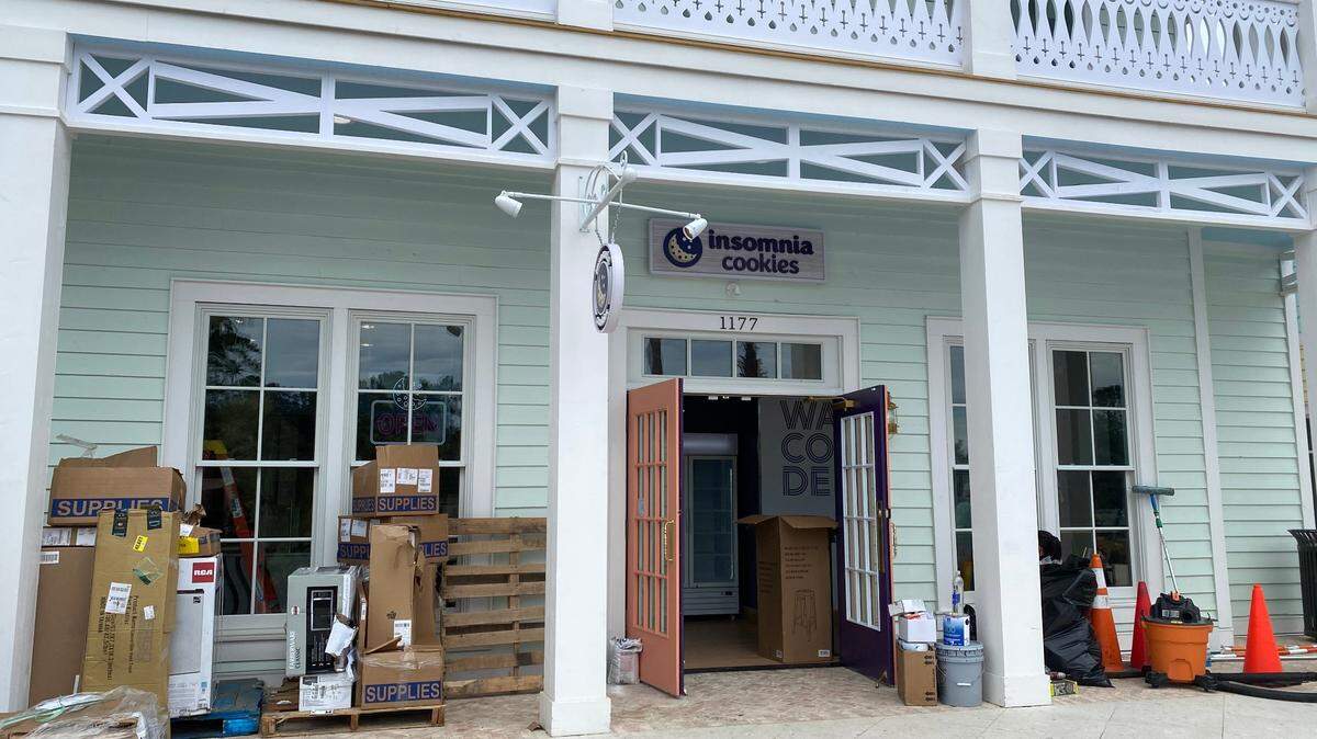 Insomnia Cookies, a popular late night bakery chain, will be open on July 5th in The Hangout section of Myrtle Beach’s Broadway at the Beach shopping center.