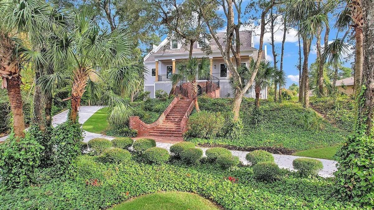 A lowcountry style home in the Dunes Club neighborhood is listed on Zillow for $2.3 million.