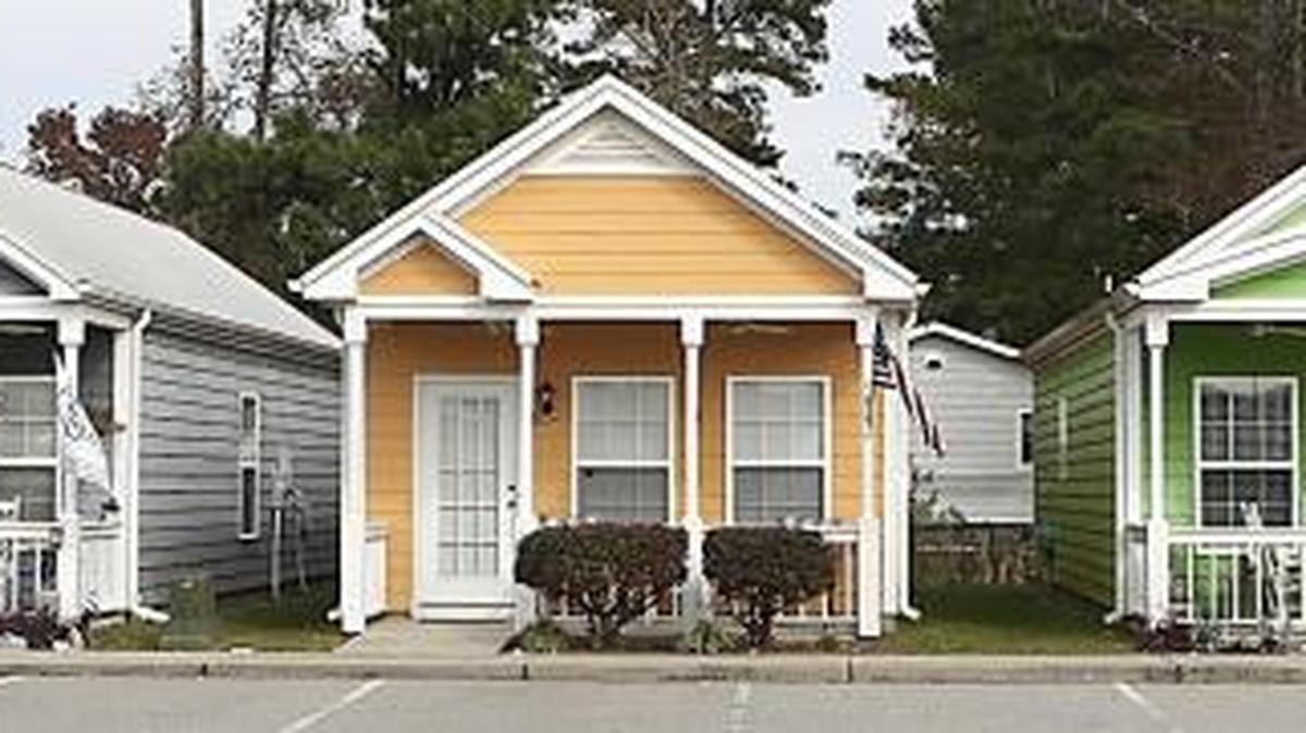 Many of the homes in The Addison of Garden City Beach are less than 1,000 square feet on Thursday, Dec. 3, 2015.