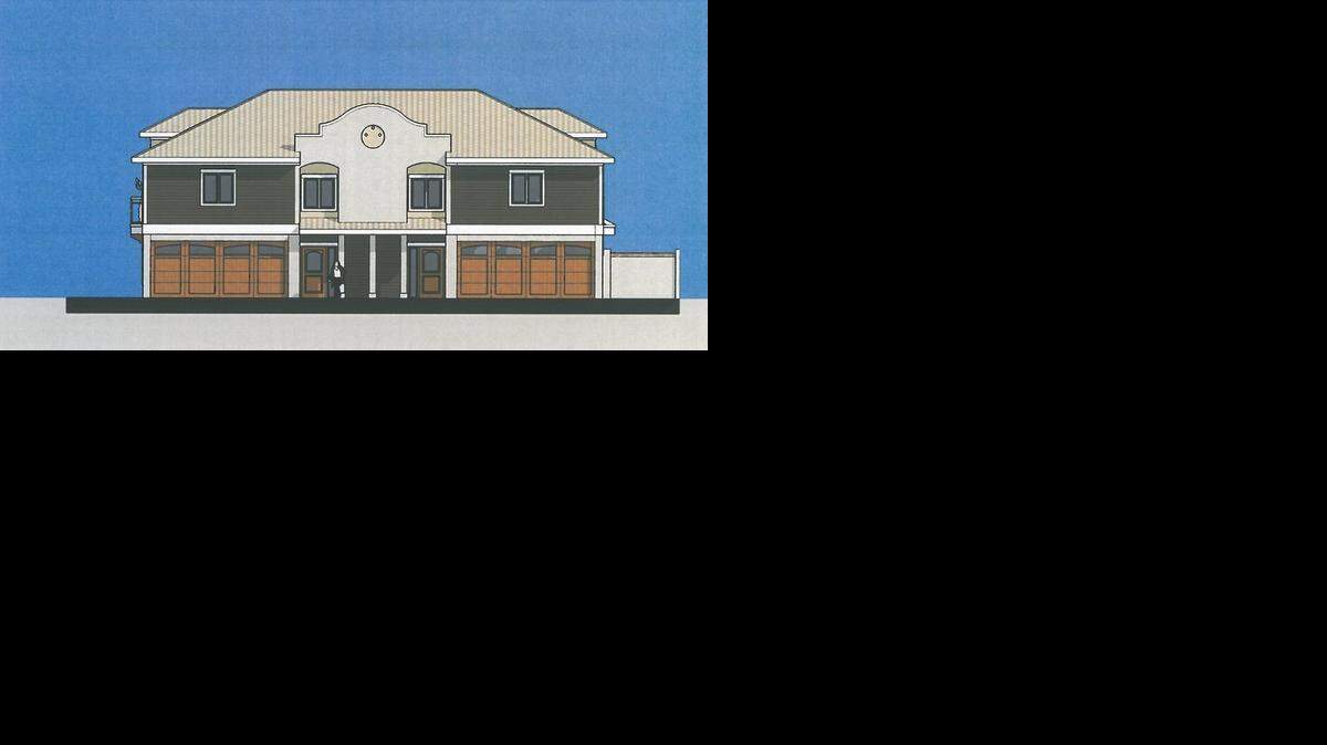 
Artist’s rendering of one of the buildings in complex proposed at site of old Myrtle Beach Hospital.
