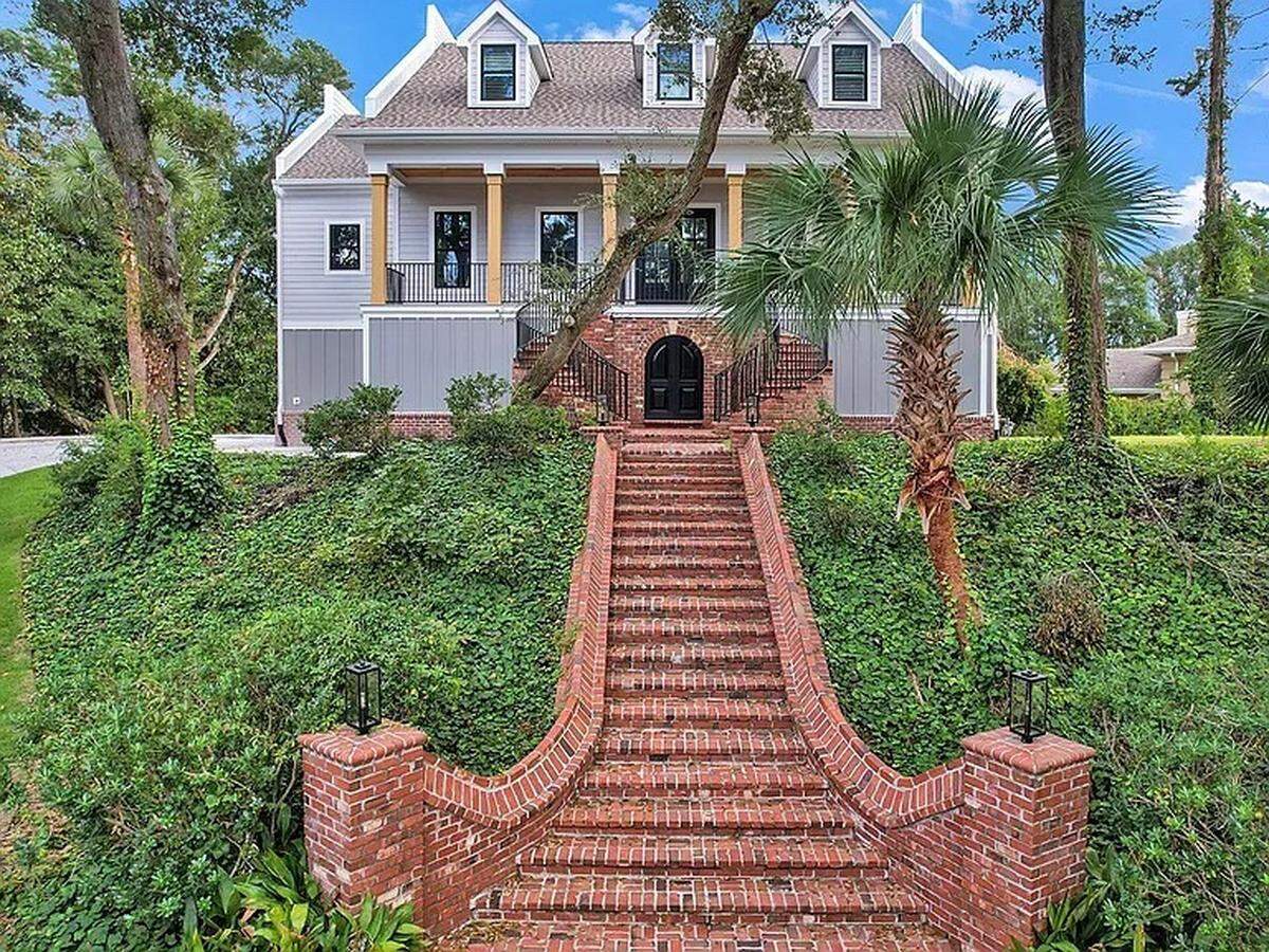 A lowcountry style home in the Dunes Club neighborhood is listed on Zillow for $2.3 million.