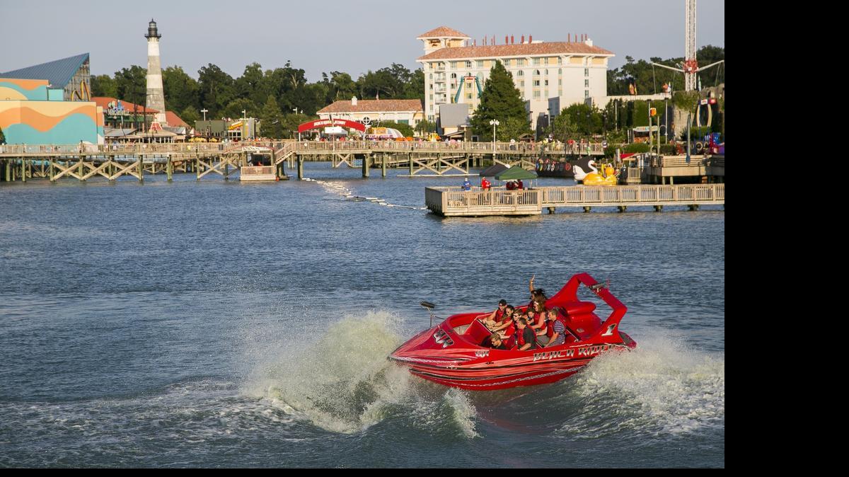 
Beach Rider Jet Boats are one of the many amusements available at Broadway at the Beach. 

